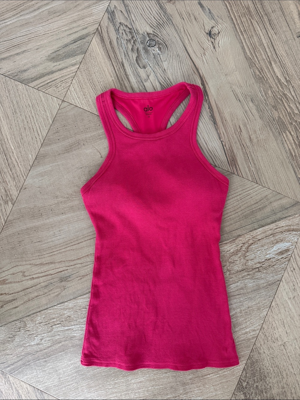ALO Yoga eBright Pink Racerback Tank